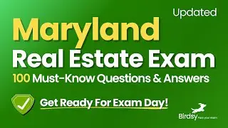 🔥 Crush Your Maryland Real Estate Exam with This 100-Question Review!
