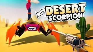 CAN YOU SHOOT THE DESERT SCORPION? - Desert Skies Gameplay (Raft Clone)