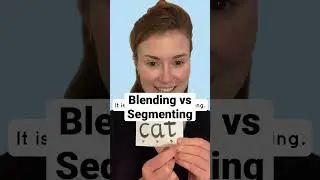 Your child needs to blend to read words and segment to write words. Here&rsquo;s what it looks like! 📕✍️