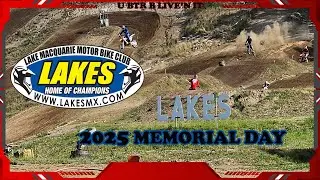 Lakes Memorial Day MX RACING 2025 LIVE | Motocross  | Lake Macquarie MXC