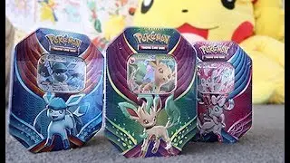 Opening The Evolution Celebration Tins (Sylveon, Leafeon, Glaceon)