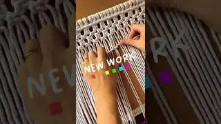 Macrame New Work #handmade#diy#artesanato#tapete#ideia#decor#rug#mat #diy
