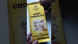 CHOCOLATE  WHITE EXTRA ALMONDS 🍫🍫