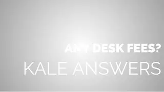 Any Desk Fees? - Kale Realty
