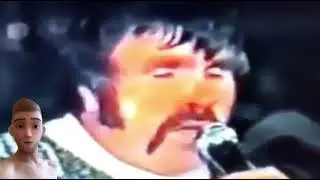 Irish Traveller big Joe Joyce singing at a wedding late 1980s
