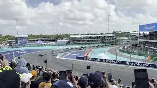 Formula 1 Miami Grand Prix 2024 Lap 1 Turn 1 - Turn 1 Grandstand