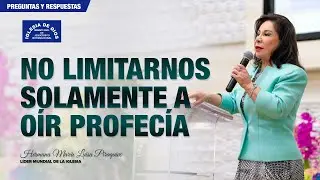No limitarnos solamente a o&iacute;r profec&iacute;a - Hna. Mar&iacute;a Luisa Piraquive, #IDMJI