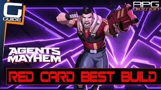 AGENTS OF MAYHEM - Best Red Card Build (Max Level, Max Difficulty)