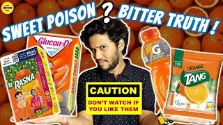 RASNA vs GATORADE vs TANG vs GLUCON D? Best ORANGE FLAVOR SUMMER ENERGY DRINK Review| The Food Logic