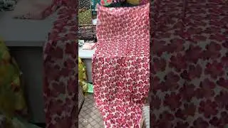 Digital Printed Bana Dora lawn-Luxury Crinkle Pure Bamber Chiffon Dupatta