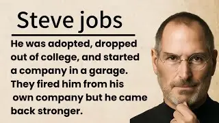 Steve Jobs&rsquo; Story in Easy English | Learn English Through Stories (A1&ndash;A2)