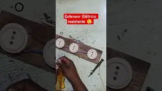 Fiz extens&atilde;o el&eacute;trica muito resistente. #eletricidade#eletricista#dicasincriveis#Extens&atilde;o#eletrica