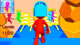Fall Race 3D Gameplay All Levels 11-20 (iOS/Android)