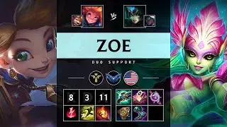 Zoe Support vs Nami - NA Diamond Patch 25.13