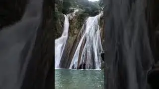 Swimming in Kempty Falls Mussoorie  #viral #trending #travel #trendingshorts #nature #mountains