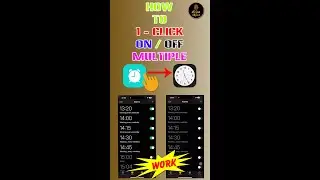 How to Turn On or Off Multiple Alarms at Once on iPhone (1-Click Method!) #alarm #ios #iphone
