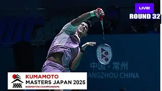 🔴LIVE R32 - Alwi FARHAN vs Takuma OBAYASHI - Kumamoto Masters Japan 2025