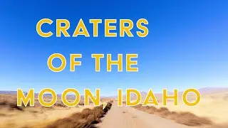 Slow TV Driving Visual ASMR -- BACKROADS to CRATERS OF THE  MOON, IDAHO (2hr 42min)