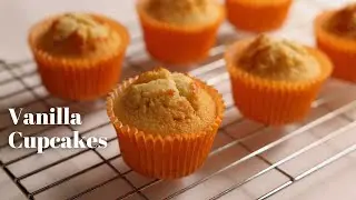 How to Make Cupcakes | Vanilla Cupcake Recipe | ASMR Baking