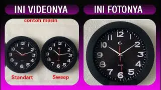 JAM DINDING HITAM POLOS 30CM ⏰ SILENT & STANDAR MOVE‼️ ELEGAN, MINIMALIS, & ANTI BERISIK🔥