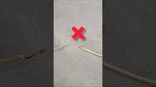 Safest Way to Connect Two Cables! ⚡ Amazing New Trick #Shorts