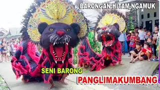 Javanese lion dance attractions and scary masks have been in action