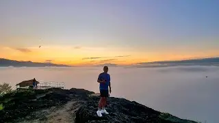 Sun rise Run gunung ireng jogja #runner #run #jogja