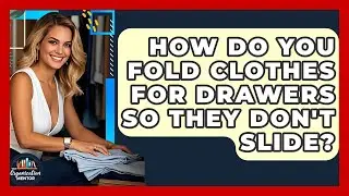 How Do You Fold Clothes For Drawers So They Don't Slide? - Your Organization Mentor