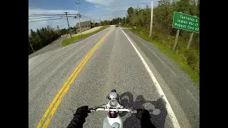 Road to Peggys Cove Route 333 on a 1968 BSA B44: Part One