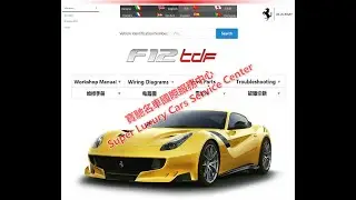 Ferrari F12 tdf Workshop Manual Wiring Diagram Owners Manual