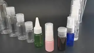 10ml 20ml 30ml 50ml 100ml Flip Top Cap PET Plastic Bottle for shampoo body lotion.