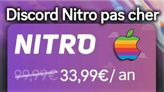 OBTENIR DISCORD NITRO MOINS CHER EN 2024 AVEC iOS ! (D&eacute;corations & Nitro Boost)