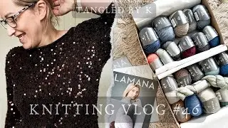 Blouse No.1 z czekoladowych cekinów ✨ | Freestyle sweater | Lamana & Cardiff Cashmere
