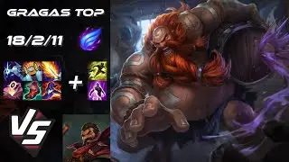 TOP Gragas vs Graves - EU Grandmaster Patch 25.22