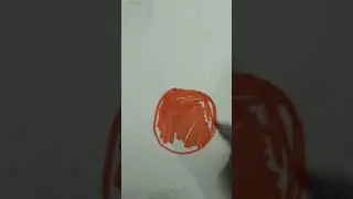 orange drawing #artbyteena #drawingideas #coloringadventure #art