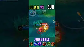 Julian vs Sun Mlbb #julian #sun #mobilelegends #shorts