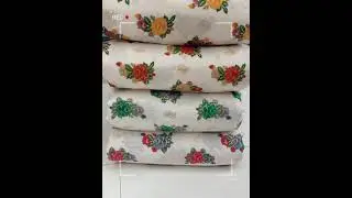 MAGIC SLUB FOIL PRINTS FABRICS