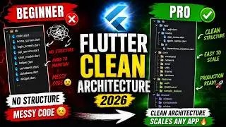 Flutter Clean Architecture Explained (2026) | Real Production Structure for Scalable Apps