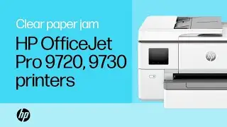 How to fix a paper jam | HP OJ Pro 9720 & 9730 Wide Format All-in-One printers | HP Support