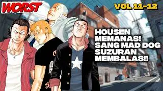 PANAS‼️SANG MAD DOG SUZURAN MEMBALAS | Alur Cerita Worst Vol 11-12