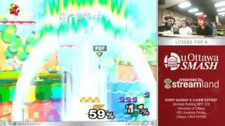 uOttawa Weekly #5 - SL Frosty (Fox) vs. SpaceGhost (Falco) - SSBM Bracket