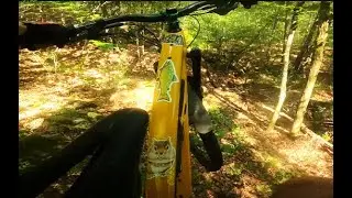MTB huck, roll, and compression testing for the Monteau ESC enduro race