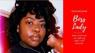Natural Hair Slay | Sensationnel Boss Lady Half Wig | Arneisha Nicole