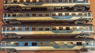 Spiegazione modellini carrozze intercity nuova livrea 