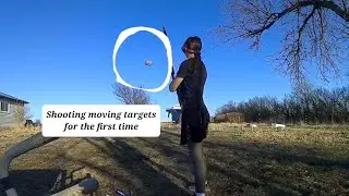 Recurve Archery Practice |  Shooting Moving Targets for the First Time