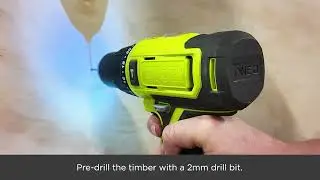 MODE - Hidden Screws Installation into Timber