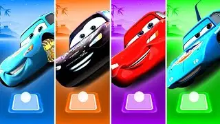 Lightning Mcqueen cars in Tiles Hop EDM Rush🎶