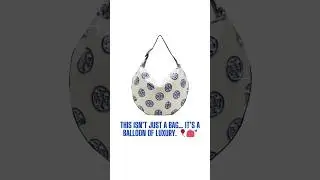 Tory Burch White & Navy T Monogram Balloon Bag &ndash; Overview & Styling Tips