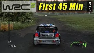 WRC 5 ( PS4 ) - First 45 Min ( 720p ) HD