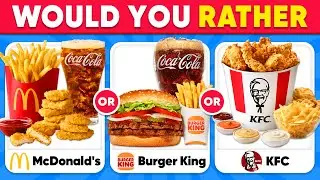 Would You Rather...? Snacks & Junk Food Edition 🍔🍟 Quiz Kingdom